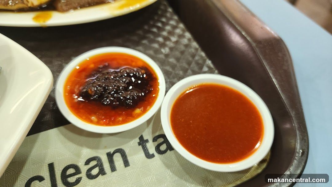 Food Dipping Sauces on Tray