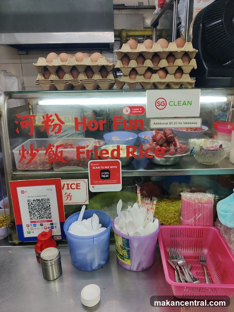 Food stall interior