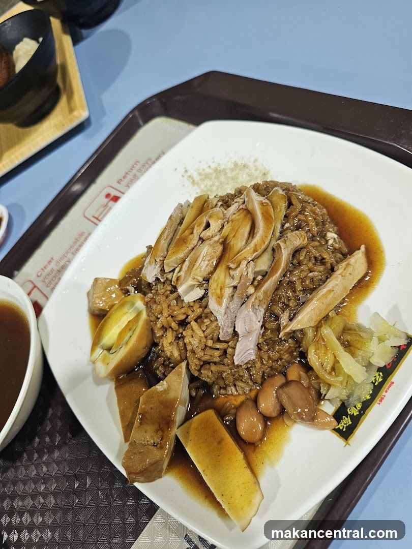 Food served on tray