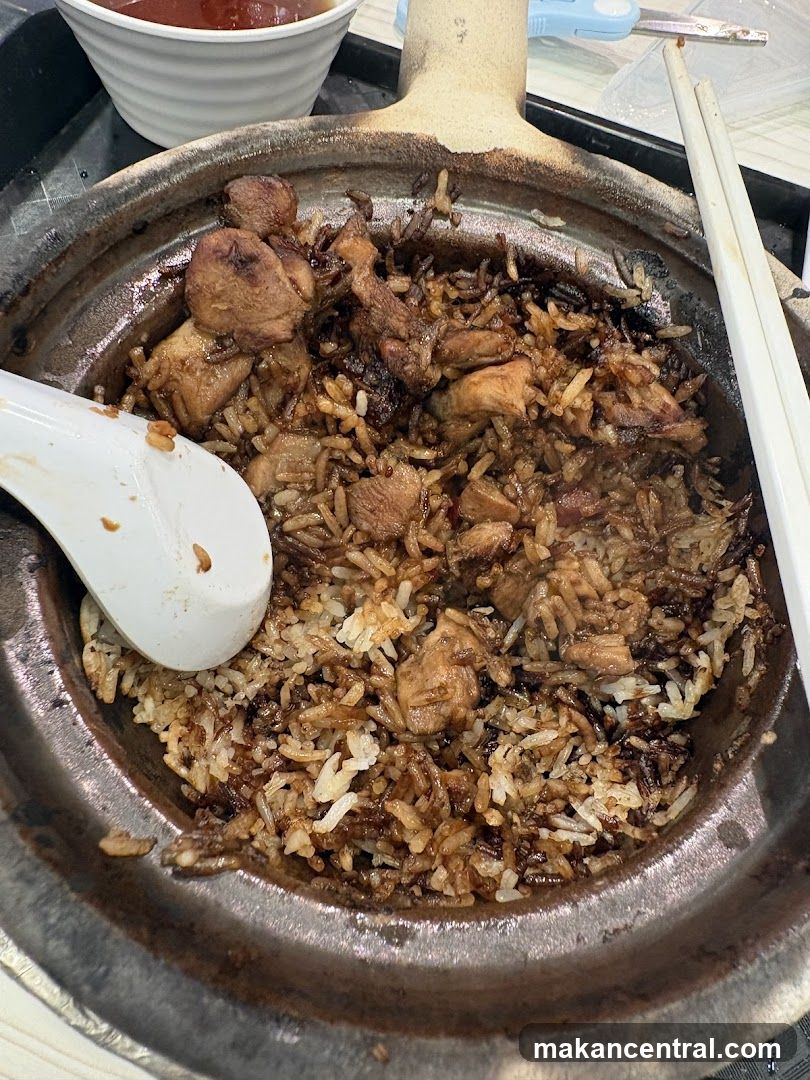 Food in a clay pot