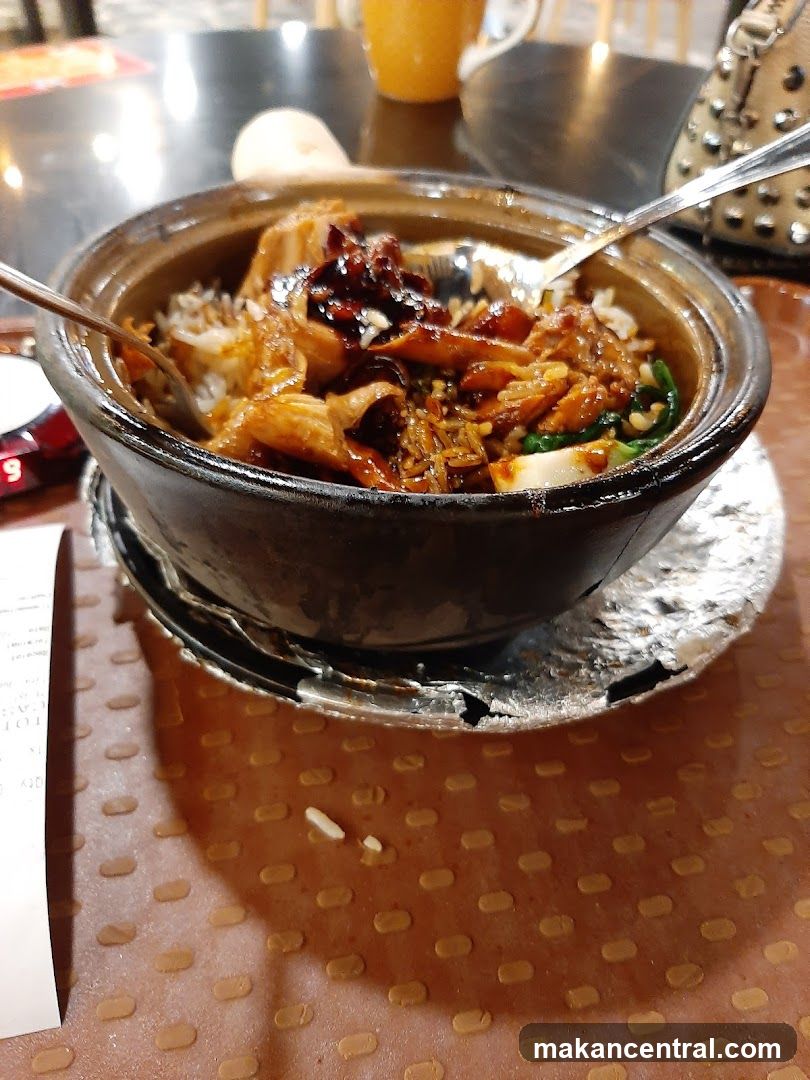 Food in a clay pot