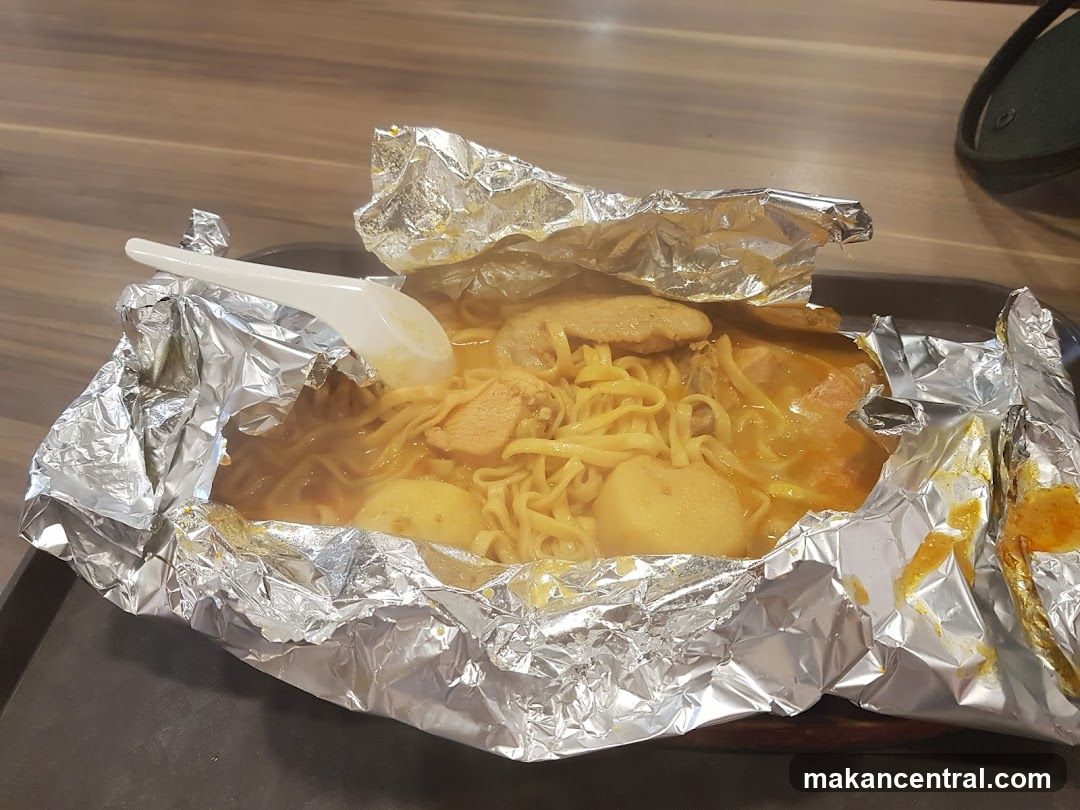 Food served in foil