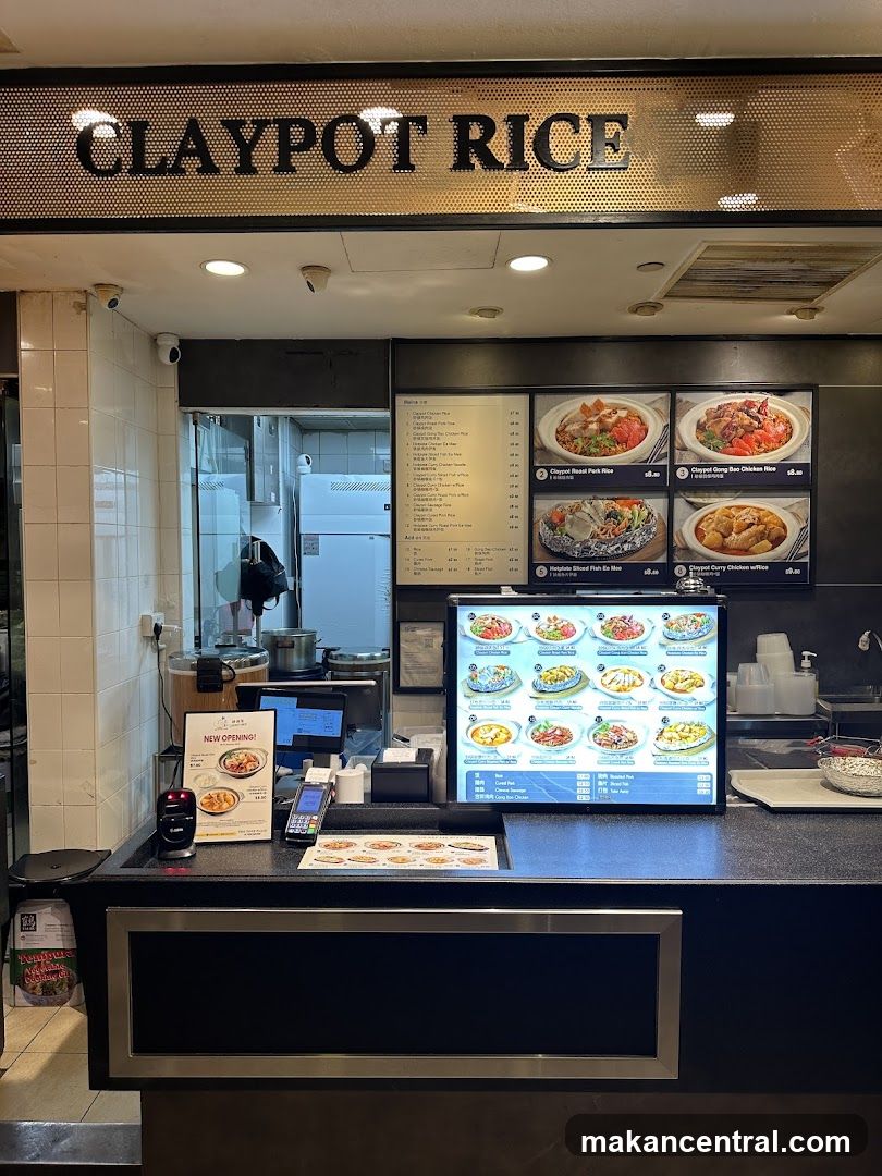 Claypot Rice Counter