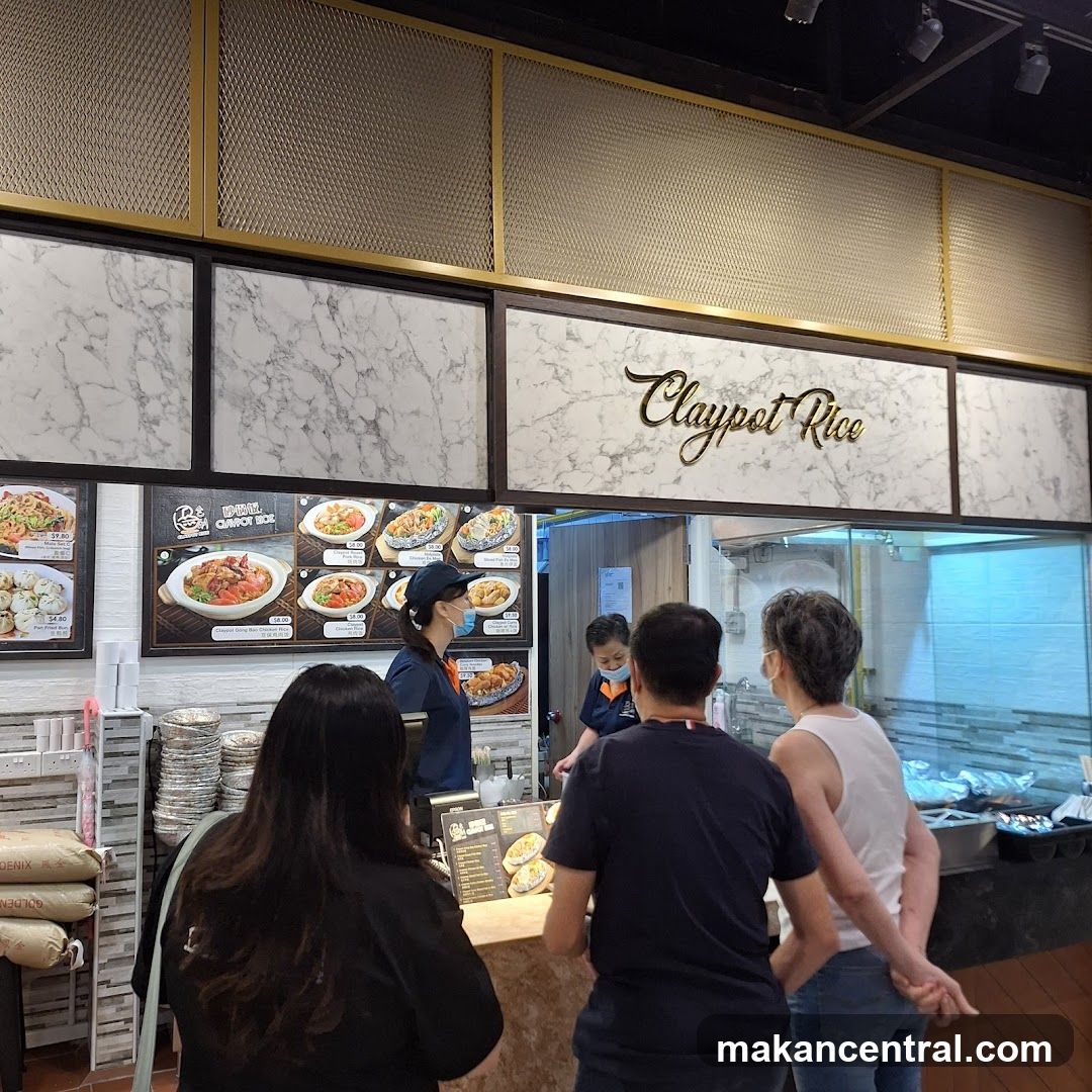 Claypot Rice stall interior