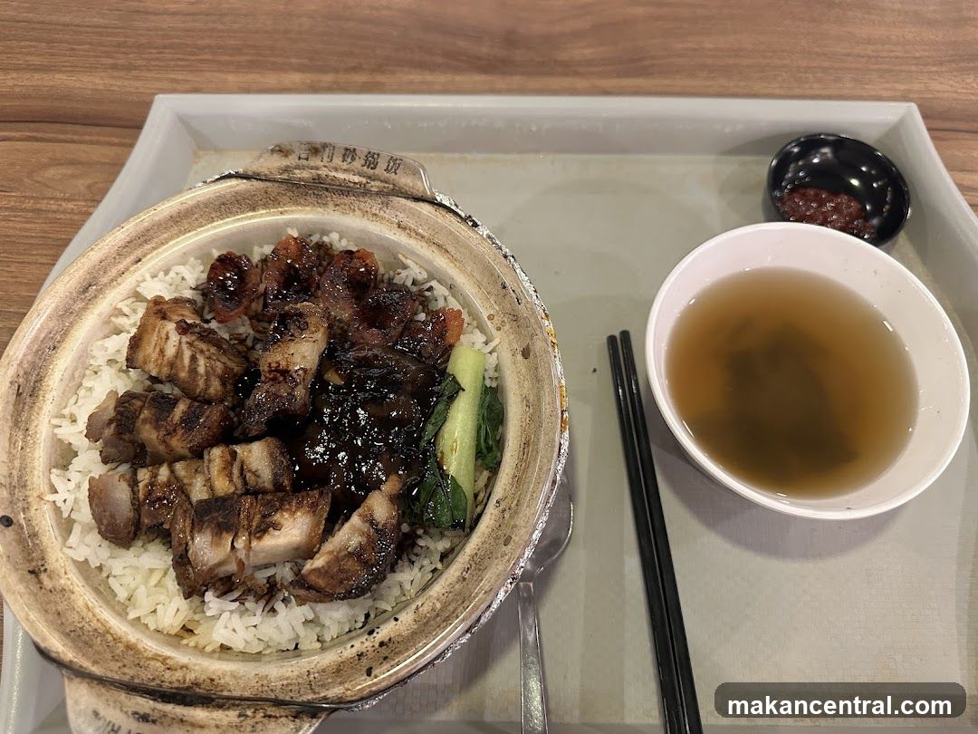 Food served on tray