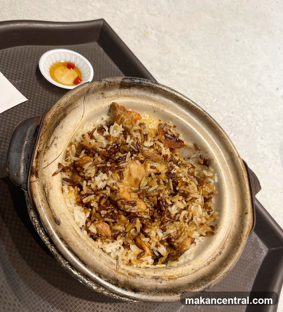 Food served in clay pot