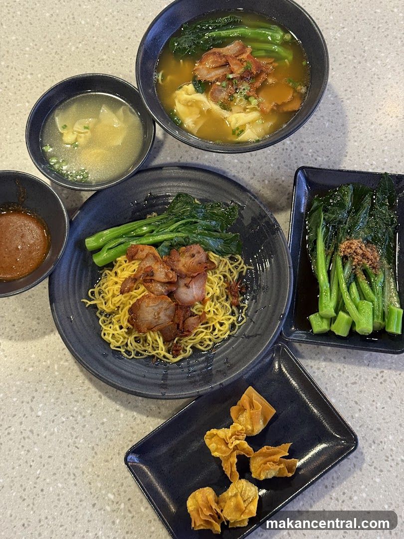 Food Spread on Table