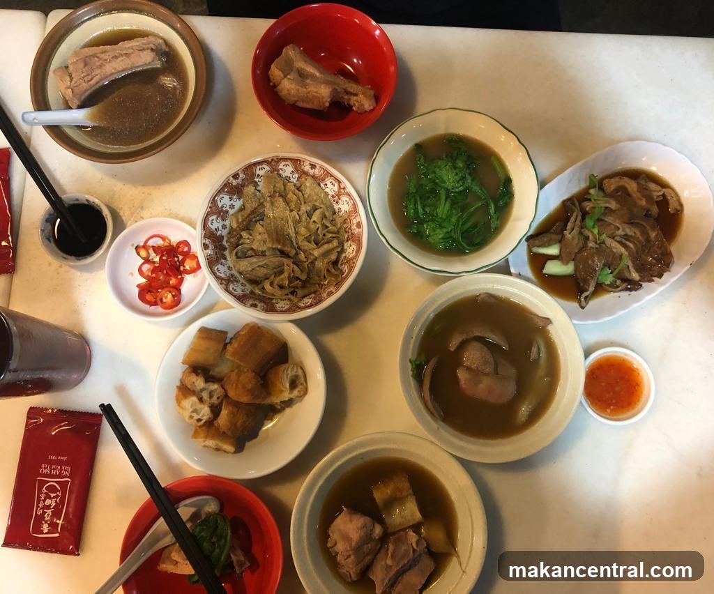 Table of Food Items