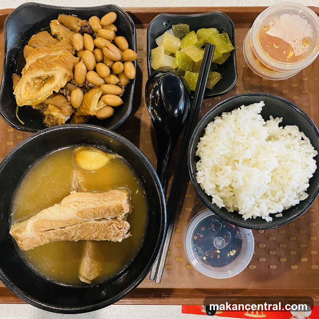 Meal Tray with Food Items