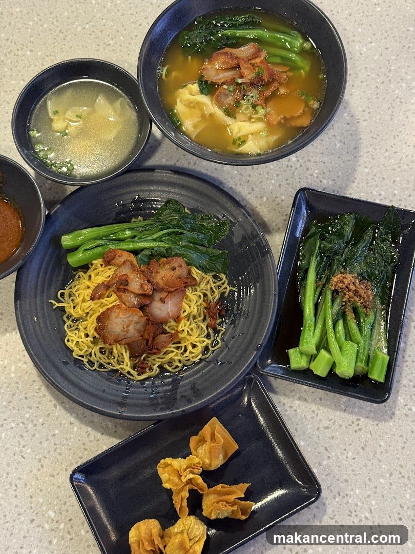 Food Spread on Table