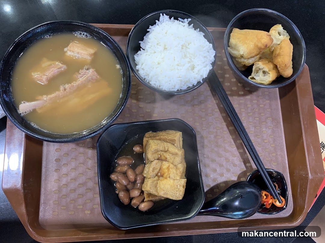 Food Tray with Dishes
