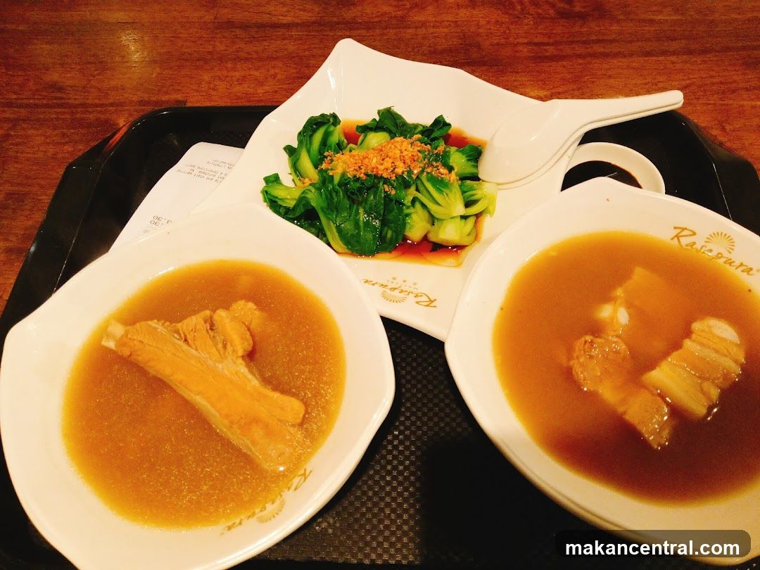 Dinner Set on Tray