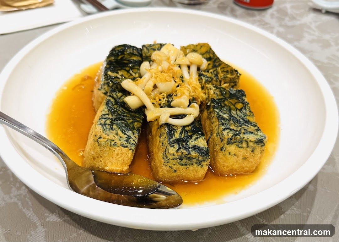 Dish served in a restaurant