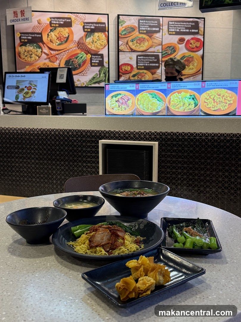 Restaurant Interior with Food Order Counter
