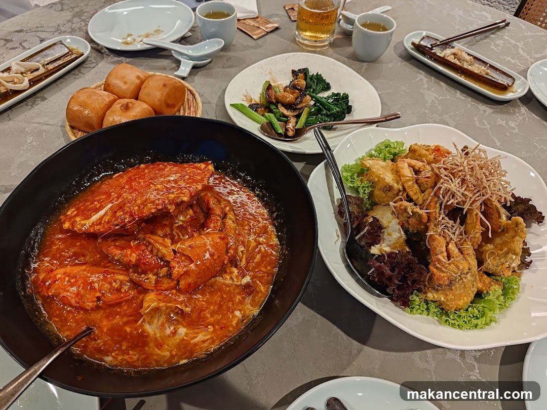 Dining Table with Chinese Cuisine
