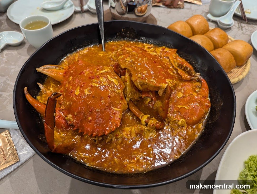 Dining Table with Seafood Dish