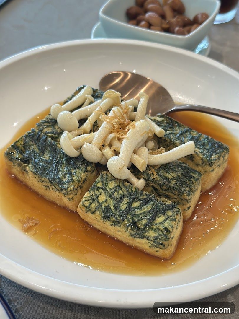 Dish served in a restaurant