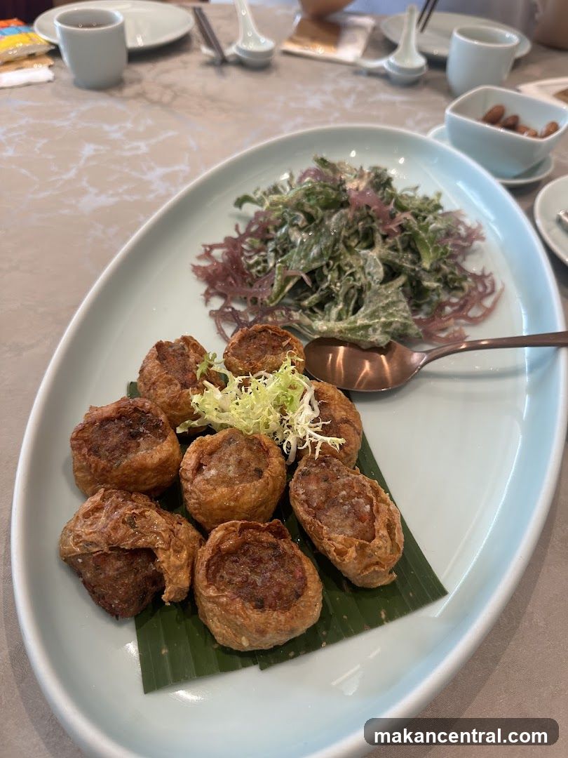 Dining Table with Food Plate