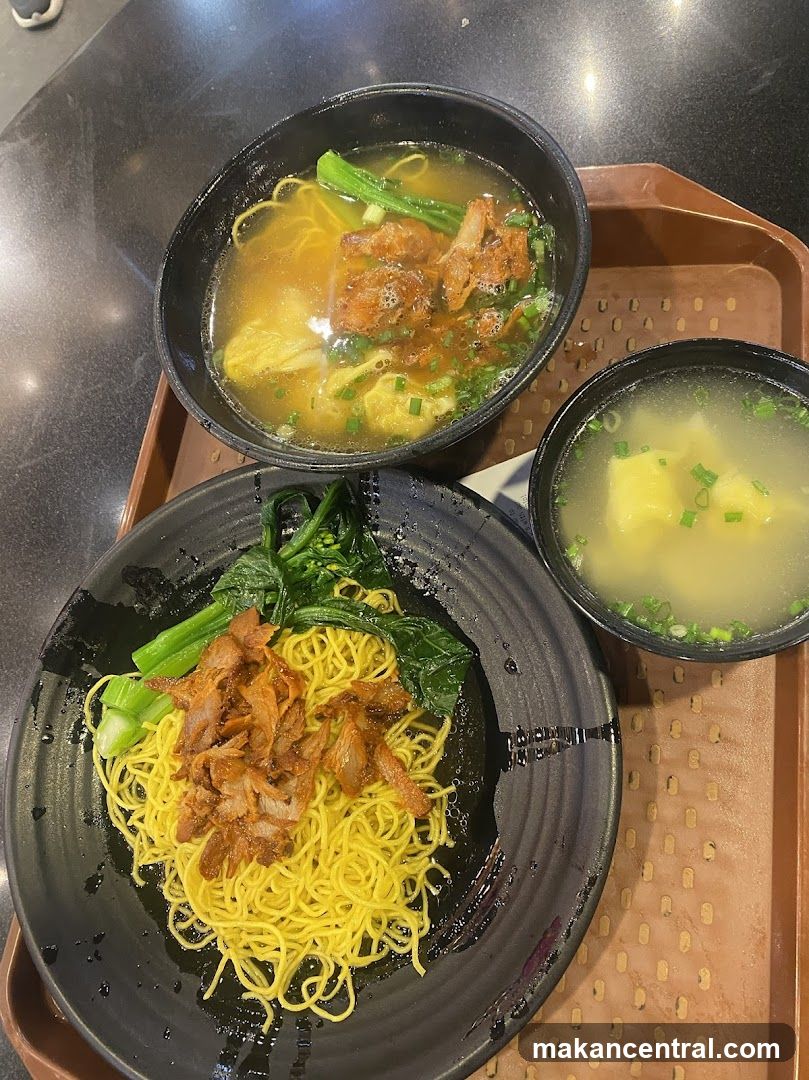 Food served on tray