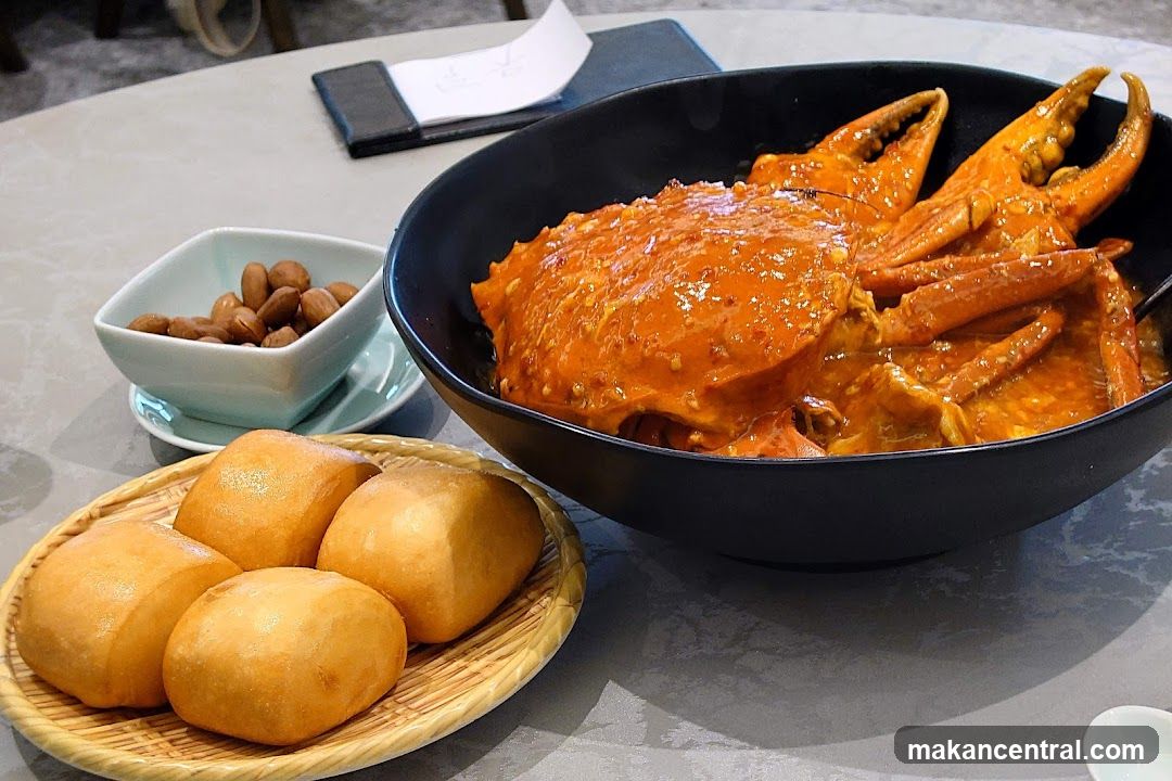 Dining Table with Seafood Dish