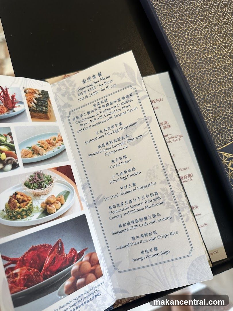 Nanyang Set Menu