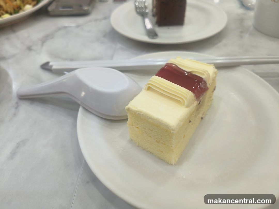 Dessert Slice on Plate