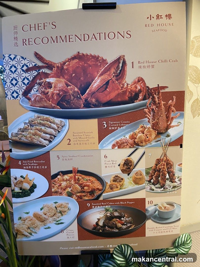Chef's Recommendations at Red House Seafood