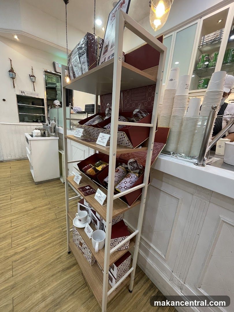 Interior of café or bakery