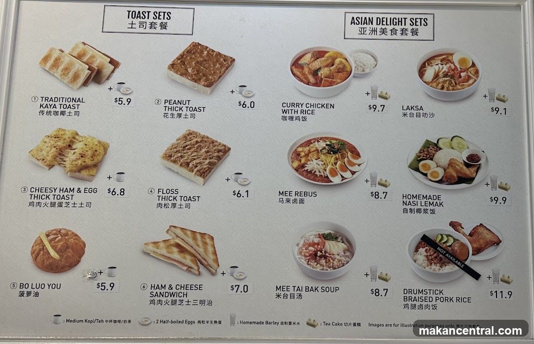 Restaurant Menu Board