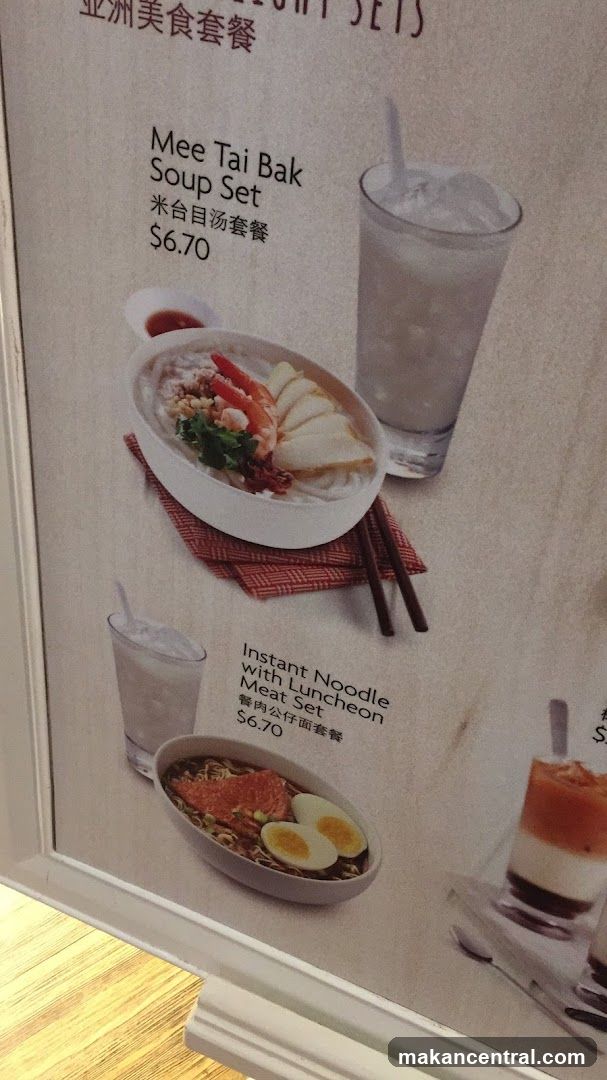 Asian Food Sets Menu
