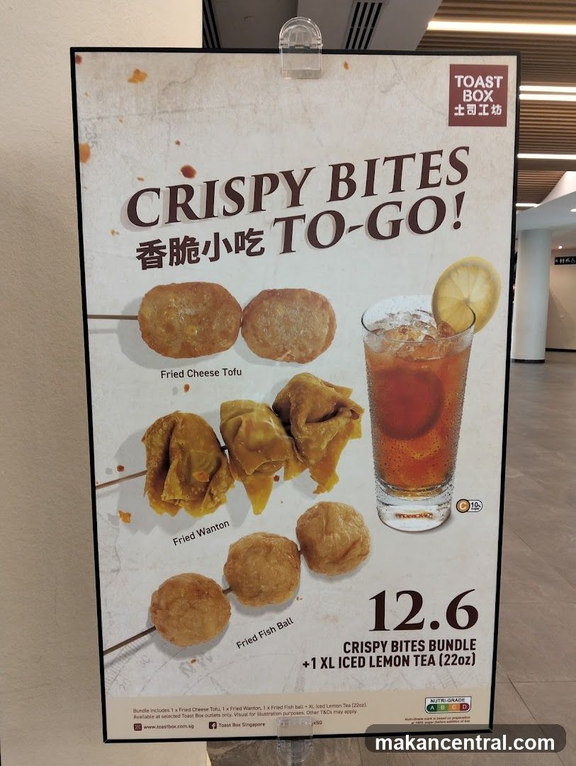 Toast Box Crispy Bites To-Go Advertisement