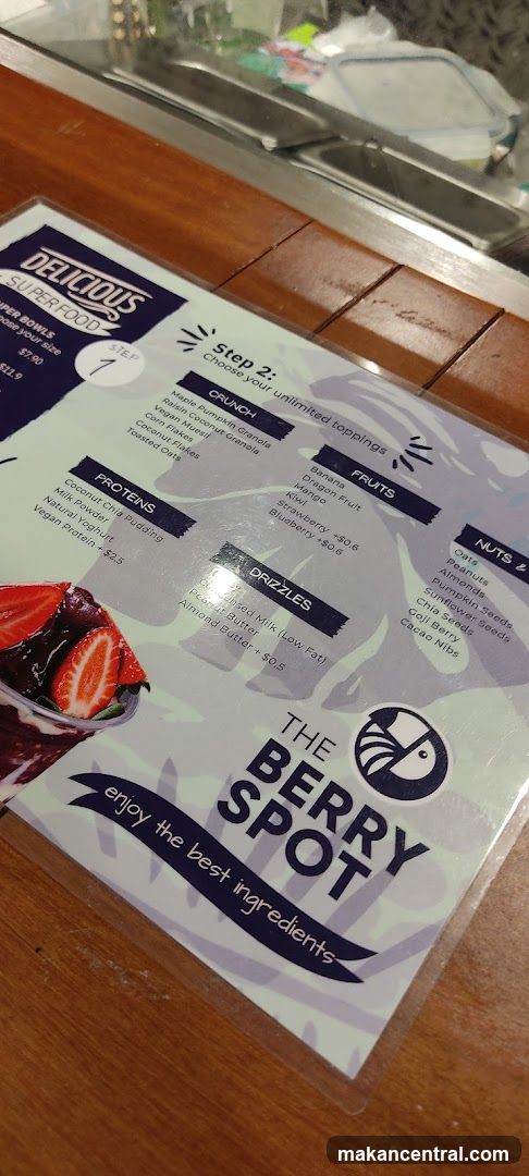 The Berry Spot Menu