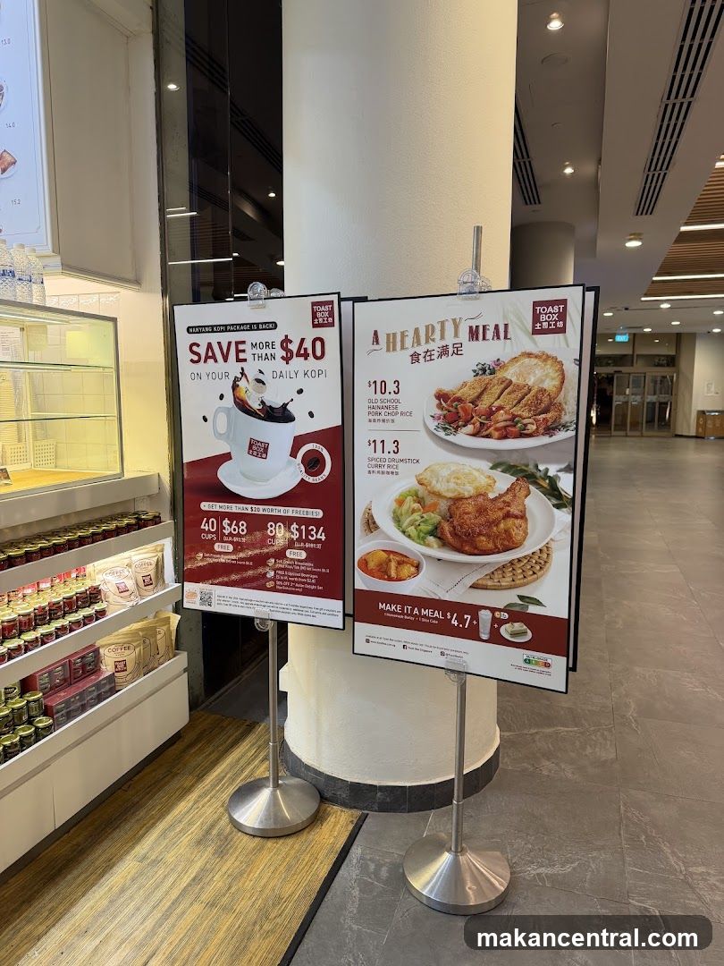 Promotional Posters in Storefront