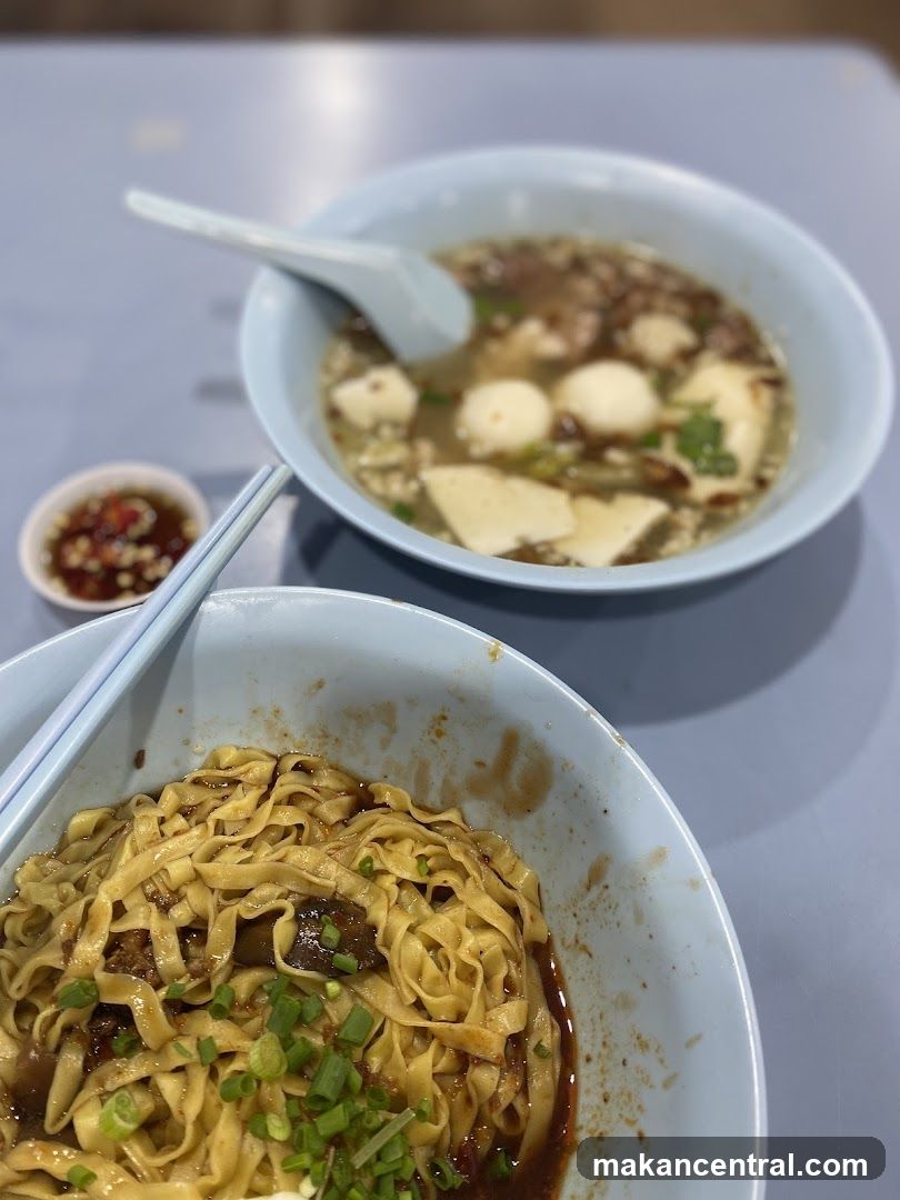 Traditional Teochew Handmade Fishball Noodle