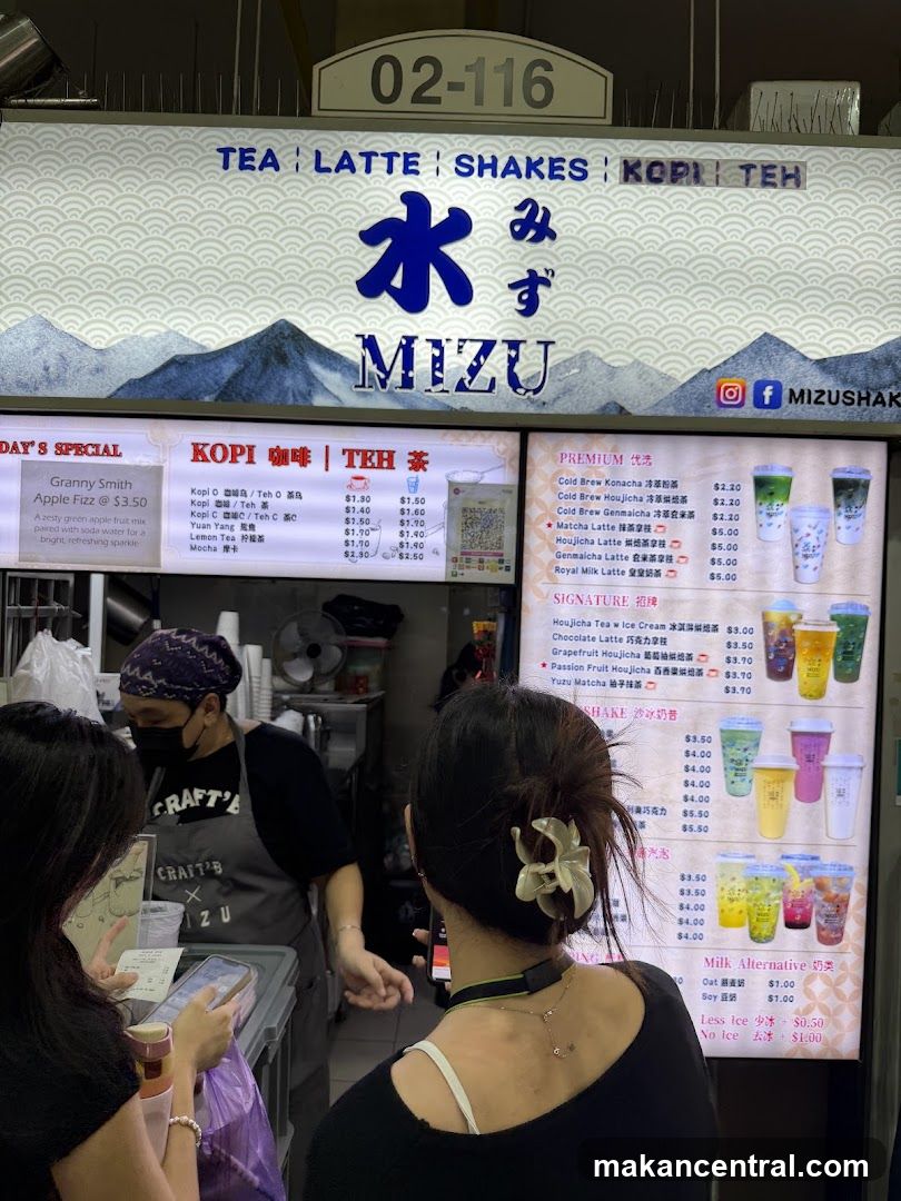Mizu Tea Shop Counter