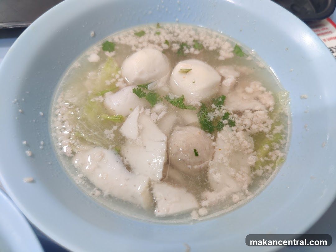 Soup in a bowl