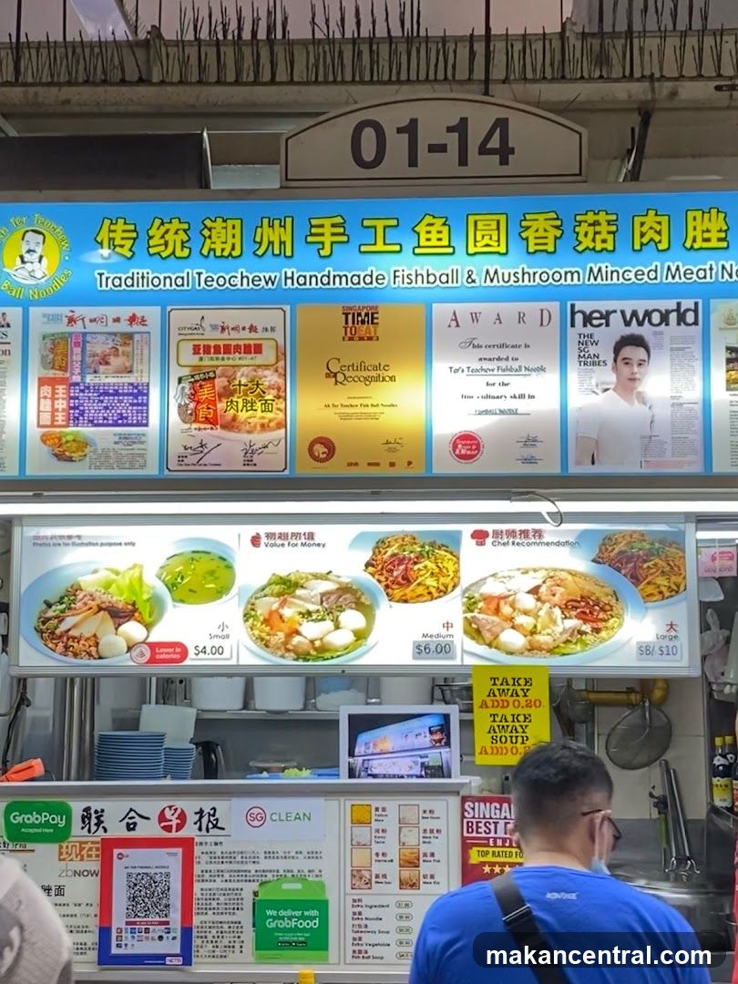 Teochew Noodle Stall Front