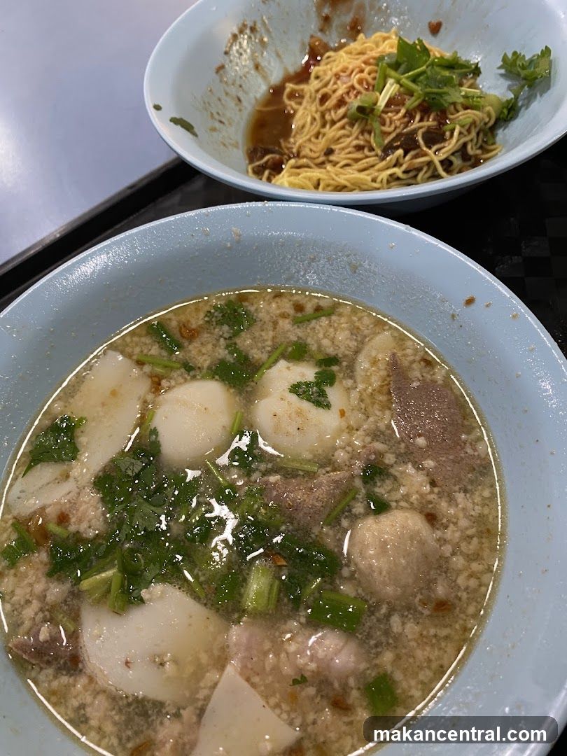 Food Items on Table
