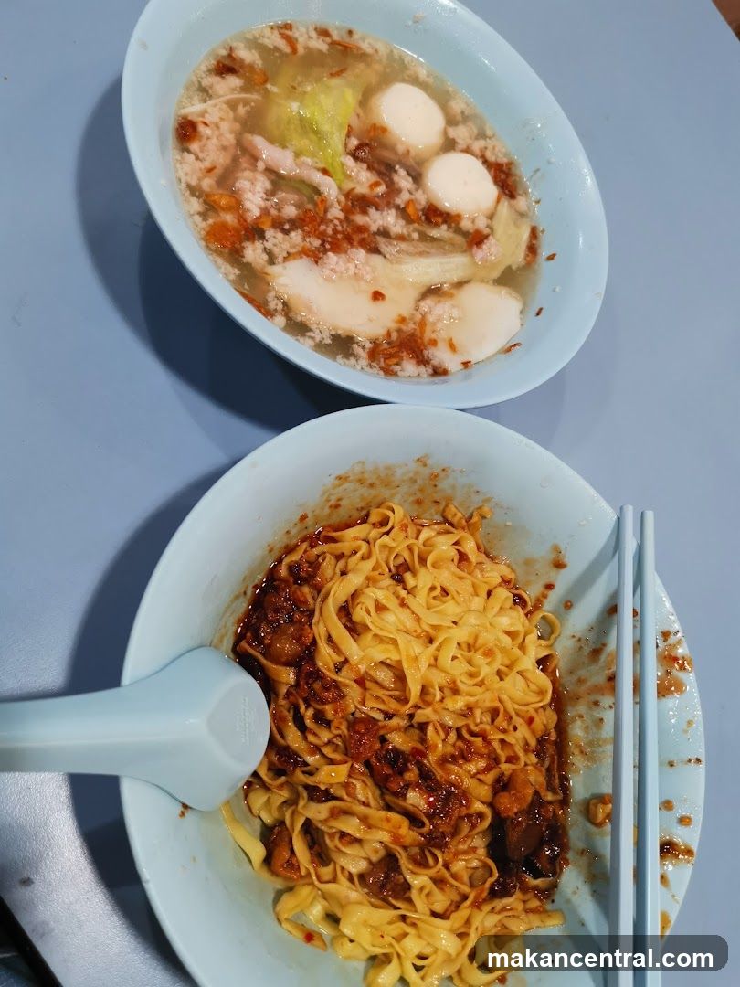 Food on table