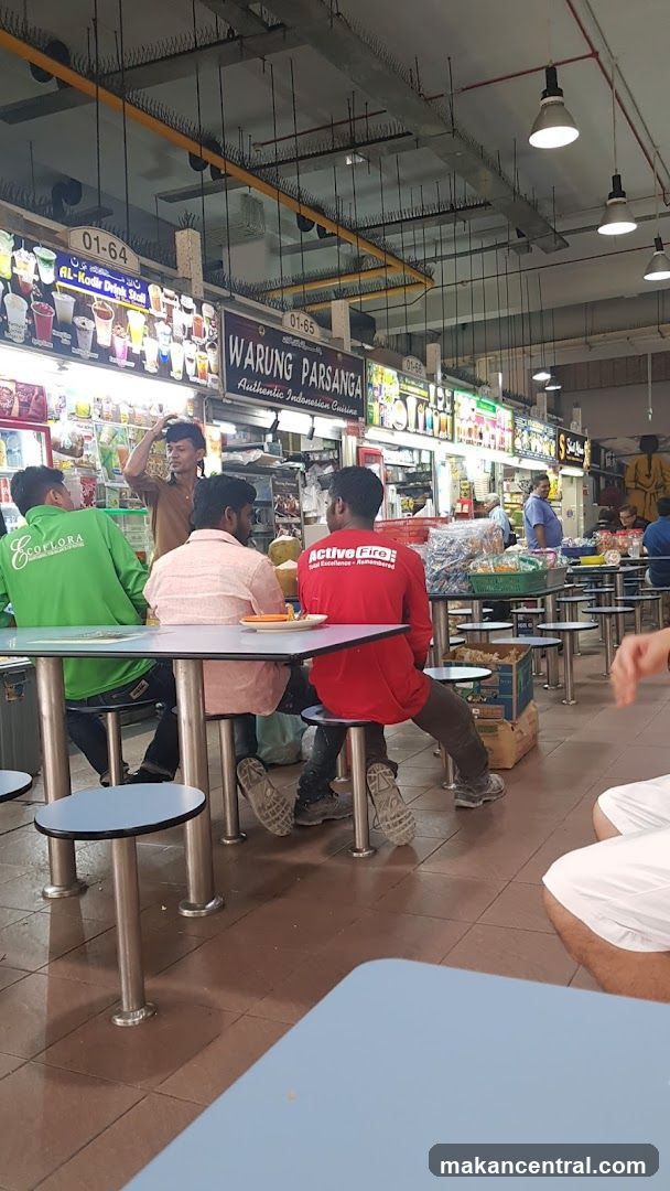Food court interior with patrons dining