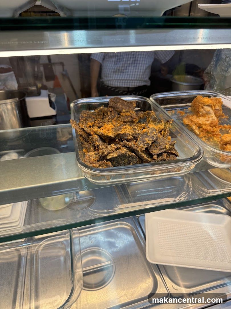 Food Display in Glass Case