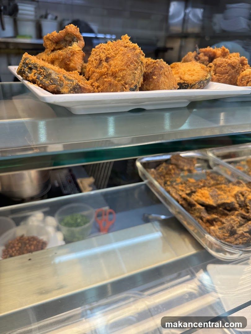 Food Display in Restaurant Interior