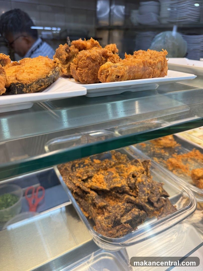 Food Display in Restaurant Interior