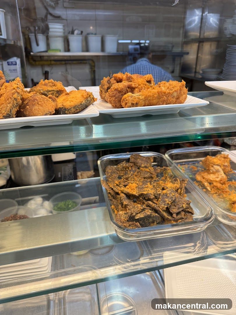 Food Display in Restaurant Interior