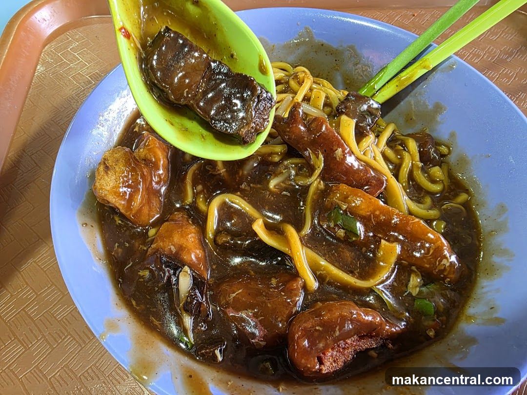 Noodle Dish with Sauce and Meat