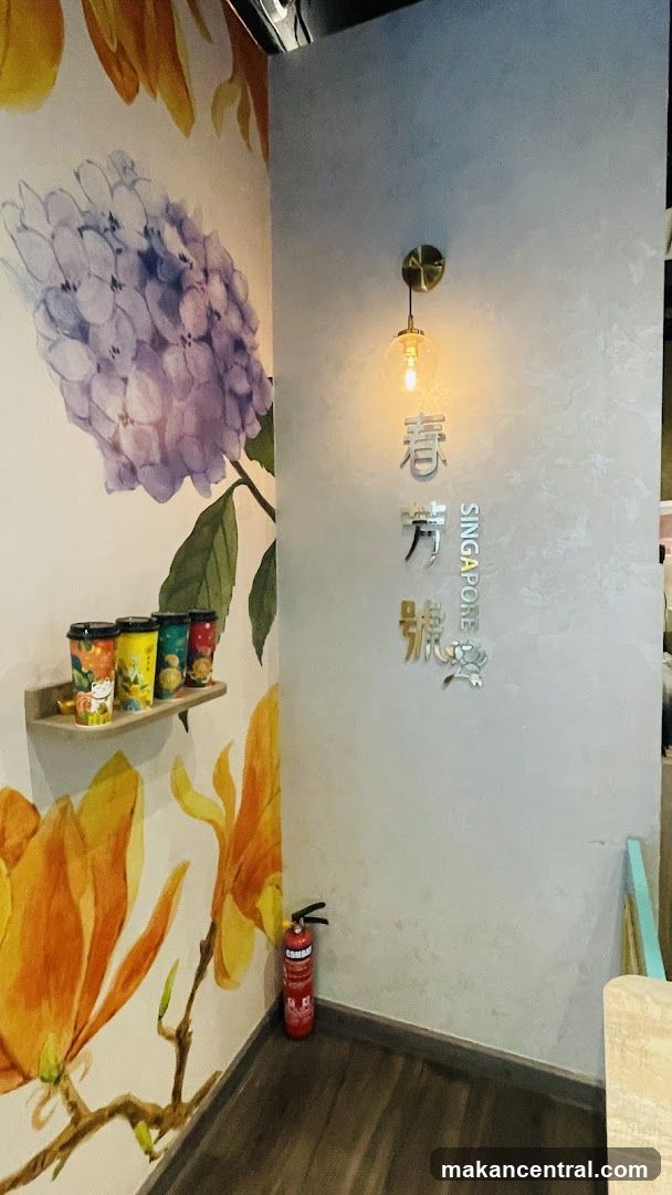 Interior corner of a shop