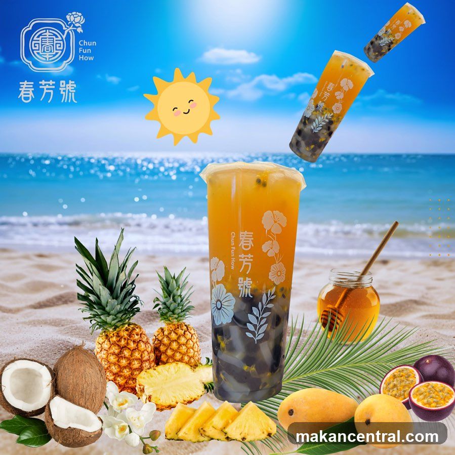Spring Fragrance Tea Shop Advertisement