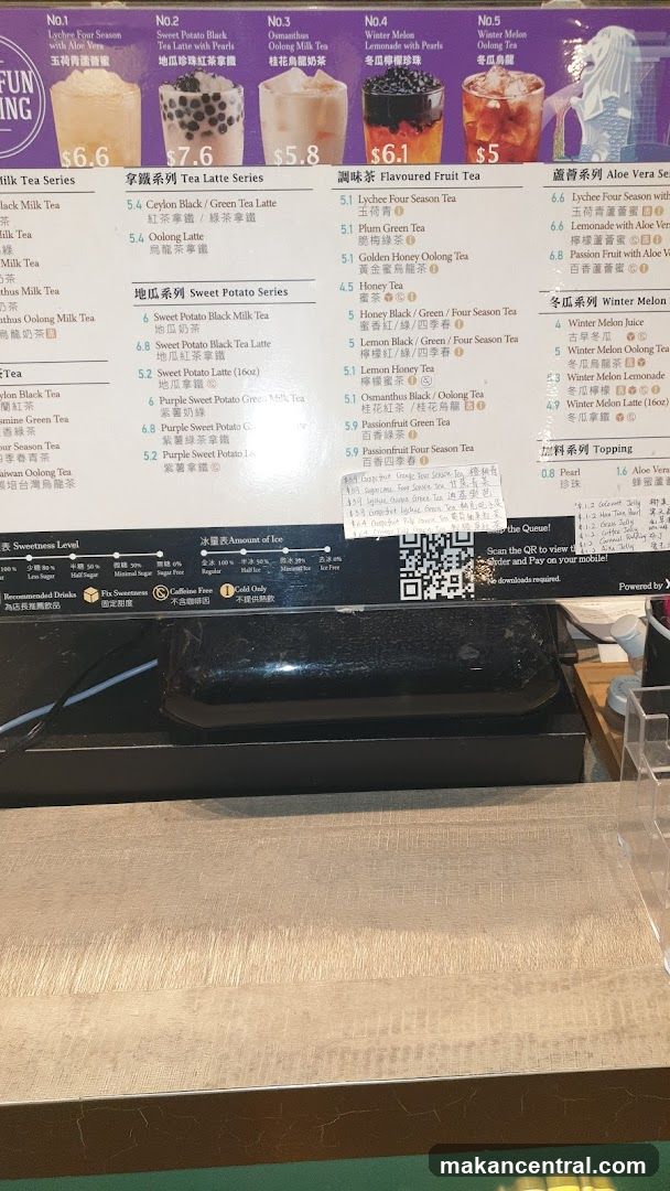 Tea Shop Menu Board