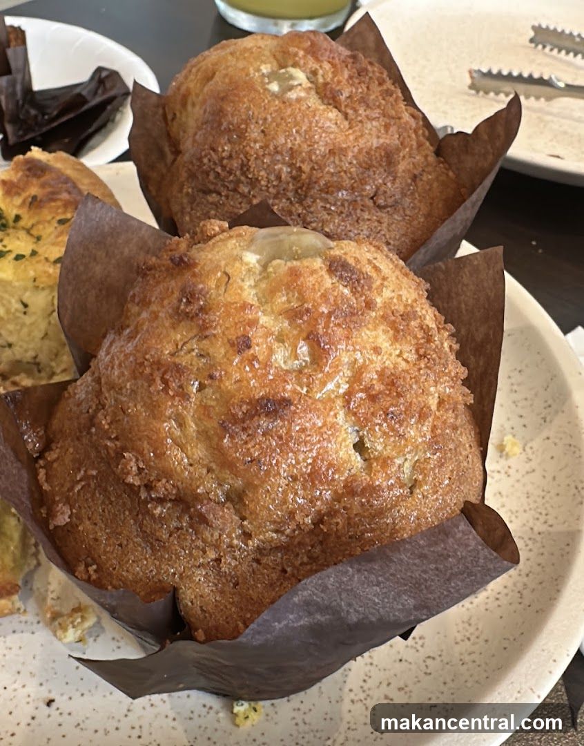 Muffins on Plate