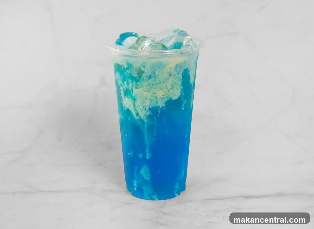 Blue Iced Drink